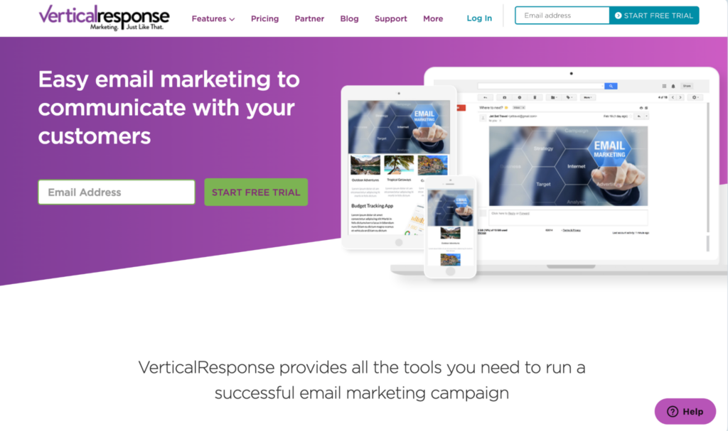best email marketing platform for nonprofits by VerticalResponse